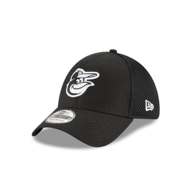 Baltimore Orioles Gorra | New Era MLB Neo 39thirty Stretch Fit Cap Mexico - Negros